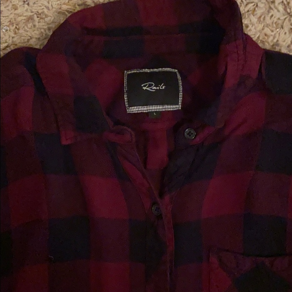 Rails Plaid Button Down - Picture 3 of 4